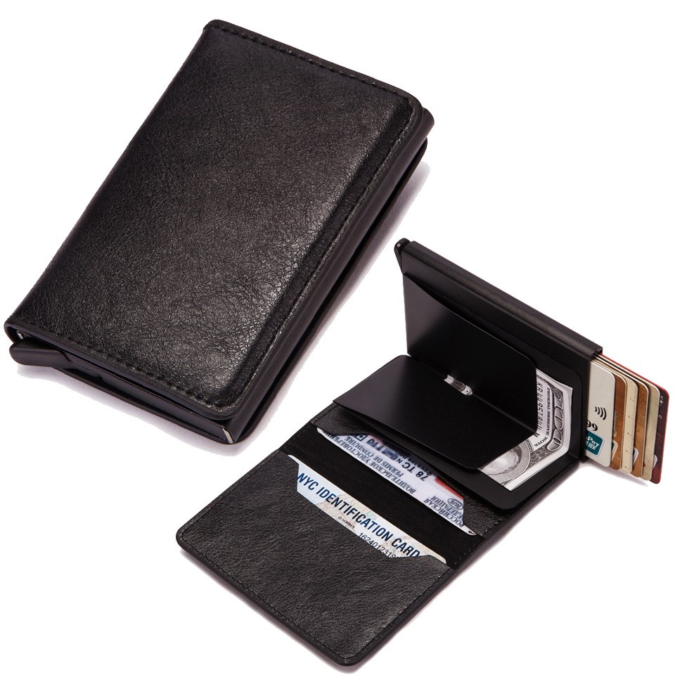  Korthållare RFID & NFC Skydd - Svart
