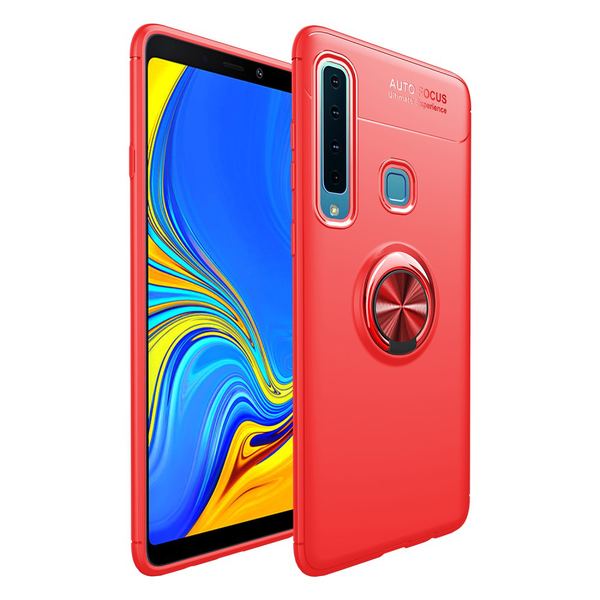  Samsung Galaxy A9 (2018) - Ring Skal - Röd