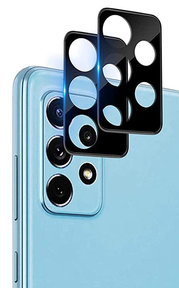  [2-Pack] Samsung A52/A72 Linsskydd I Härdat Glas - Svart