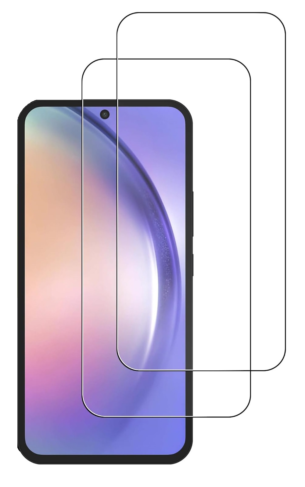  2-Pack Samsung A56 5G Skärmskydd i Härdat Glas