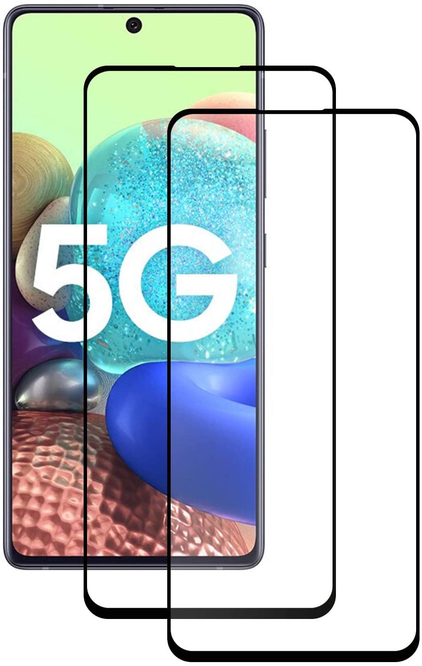  [2-Pack] - Samsung A73 Heltäckande Skärmskydd i Härdat Glas
