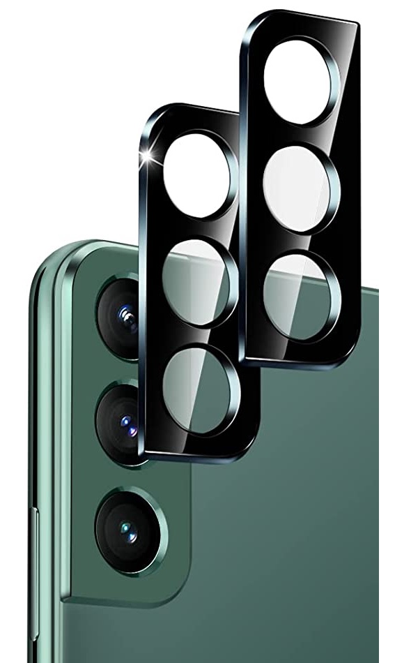  [2-Pack] Samsung S21/S21 Plus Linsskydd I Härdat Glas - Svart
