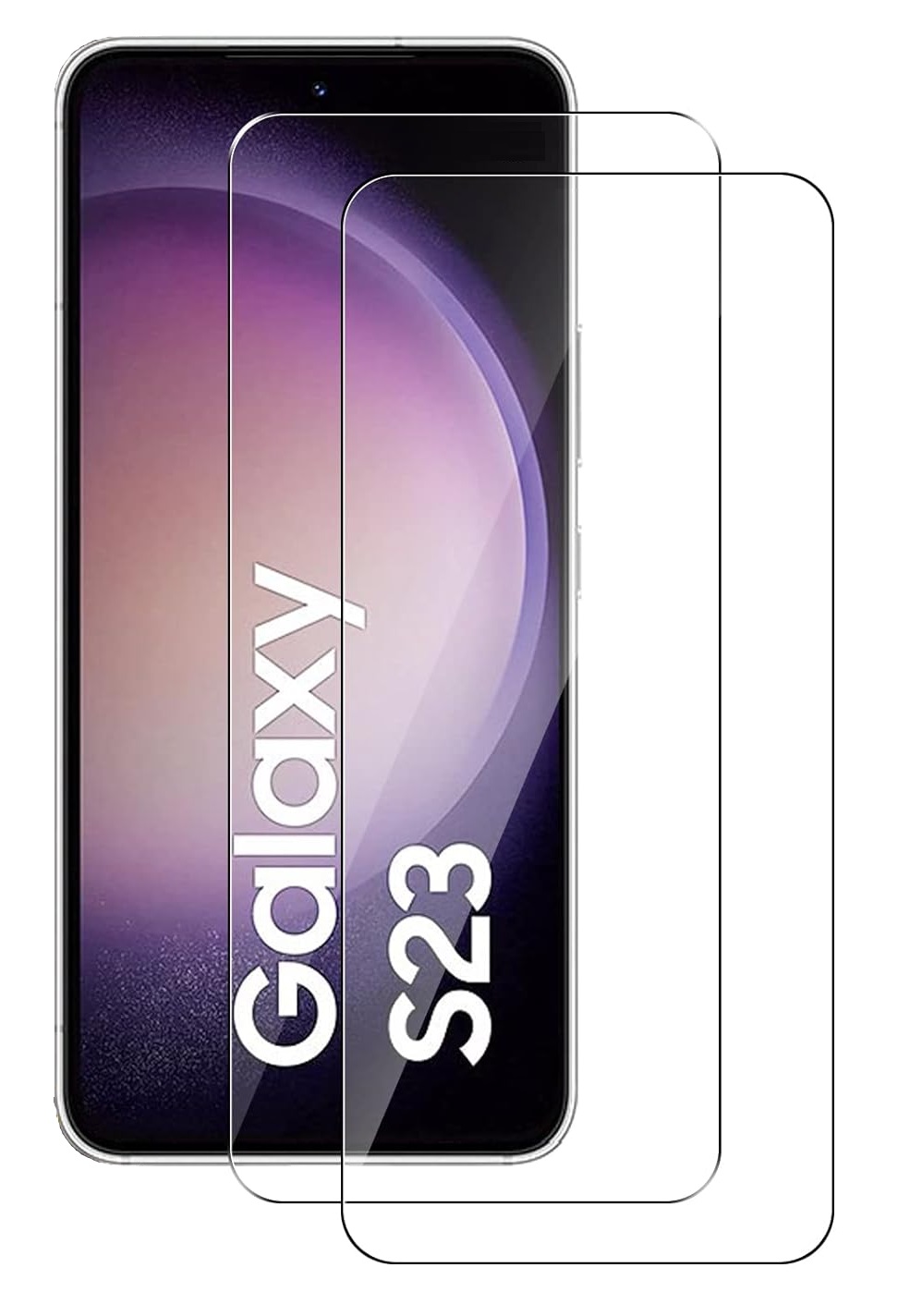  [2-Pack] Samsung S23 - Skärmskydd i Härdat Glas