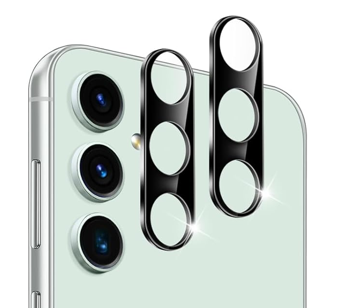 2-Pack Samsung S26 Plus Linsskydd I Härdat Glas - Svart