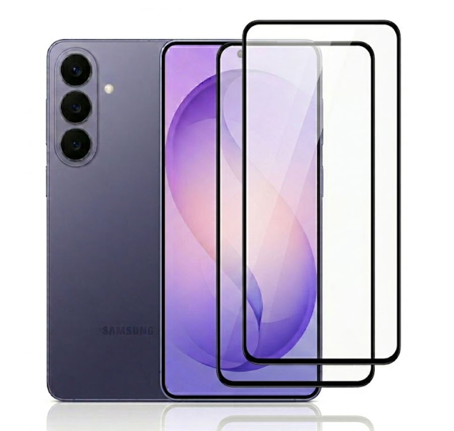  [2-Pack] Samsung S26 Heltäckande Skärmskydd I Härdat Glas