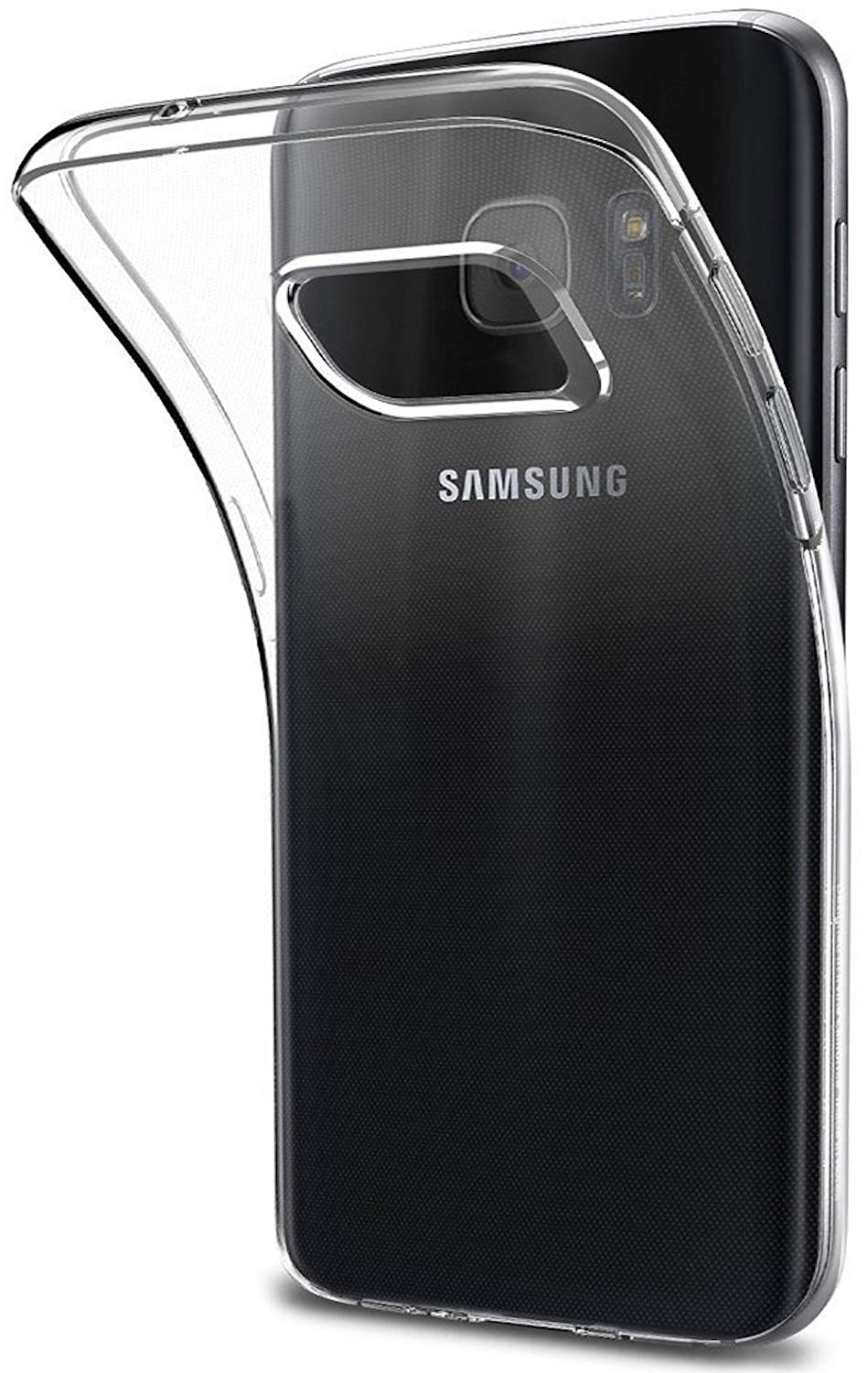  Samsung Galaxy S7 Edge - Transparent TPU Skal