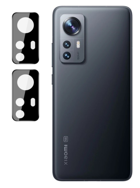  [2-Pack] Xiaomi 12 Linsskydd I Härdat Glas - Svart