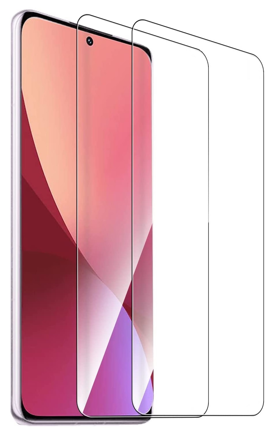  2-Pack Xiaomi Redmi Note 12 Pro 5G Skärmskydd i Härdat Glas