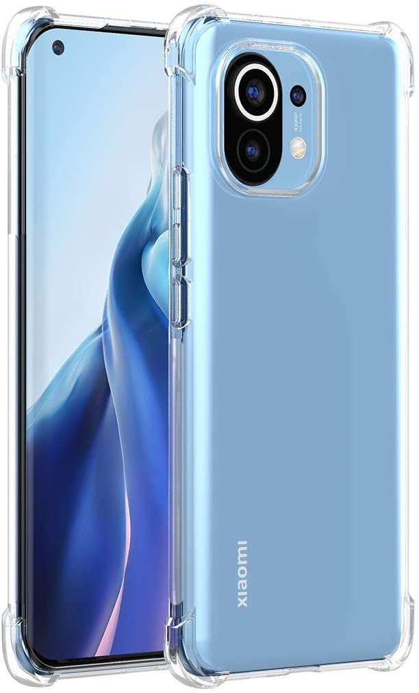  Xiaomi Mi 11 - Shockproof Transparent TPU Skal