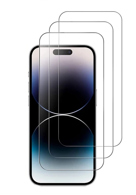  3-Pack - iPhone 16 Pro Härdat Glas Skärmskydd