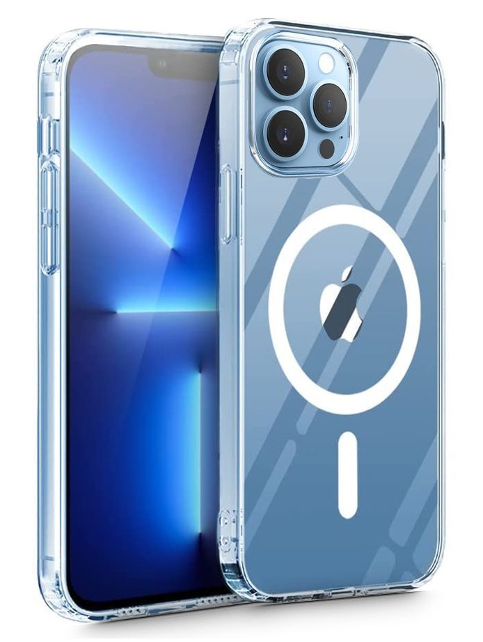  iPhone 15 Pro Max MagSafe Skal Transparent - Premium