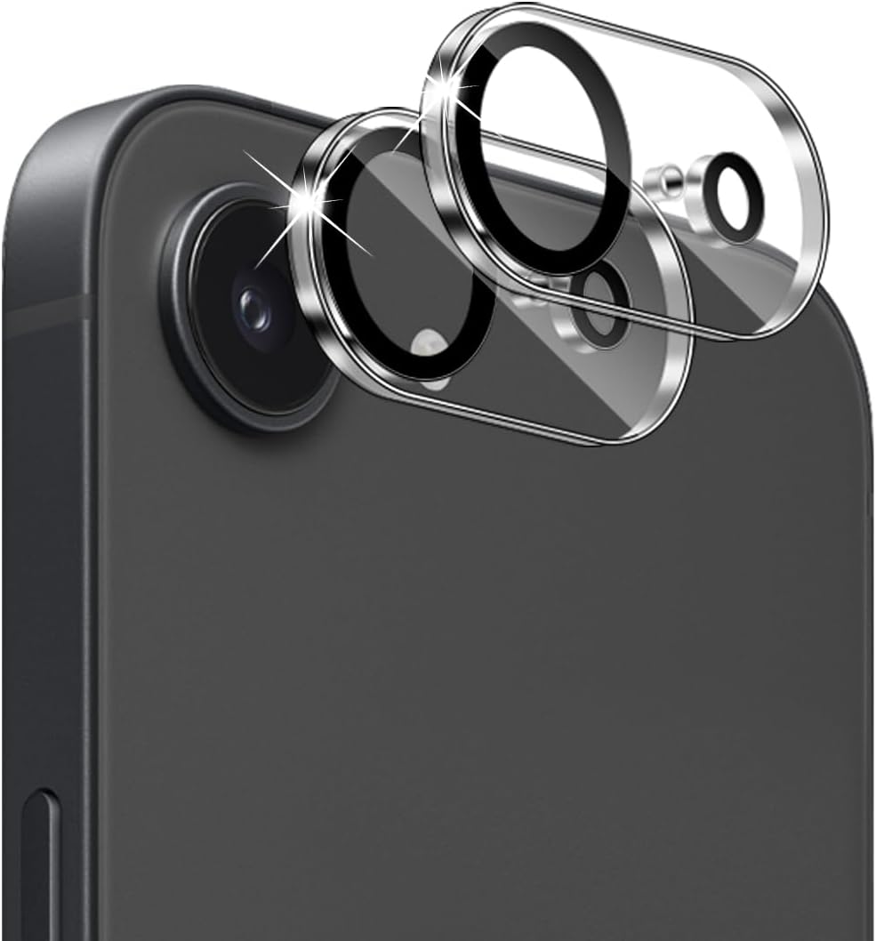  2-Pack iPhone 17e / 16e Linsskydd I Härdat Glas
