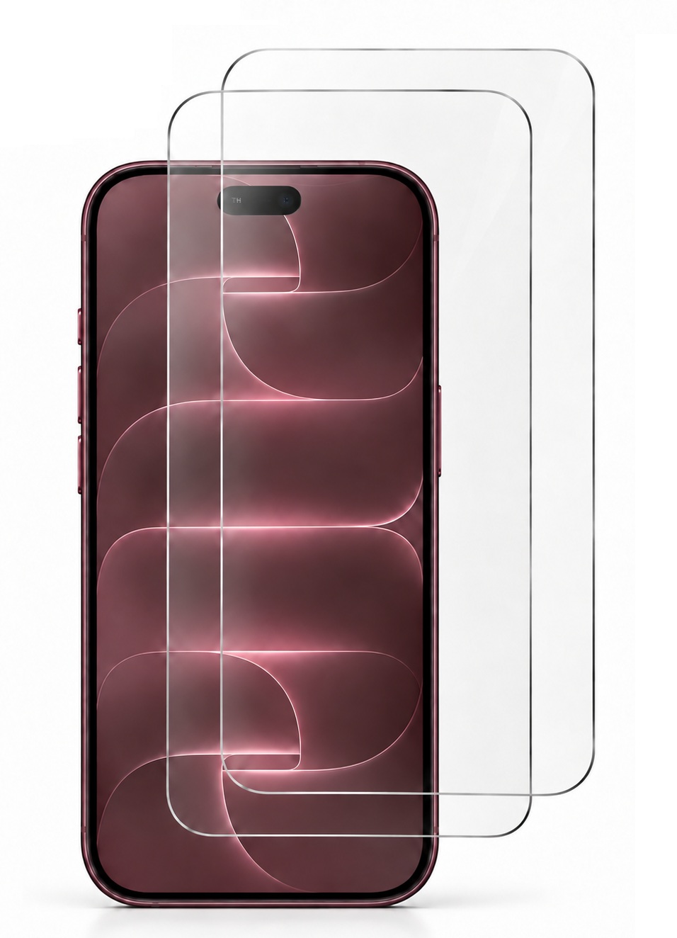  2-Pack iPhone 18 Pro Max Skärmskydd i Härdat glas