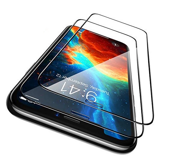  iPhone 12 Mini - 2-Pack Heltäckande Skärmskydd i Härdat Glas
