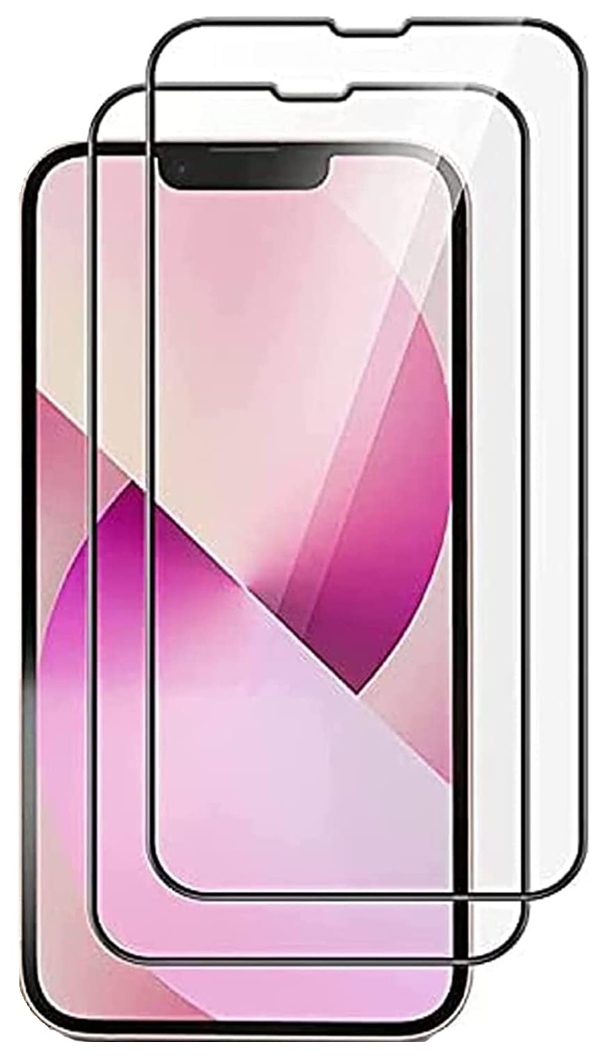  [2-Pack] iPhone 14 Plus Heltäckande Skärmskydd i Härdat Glas