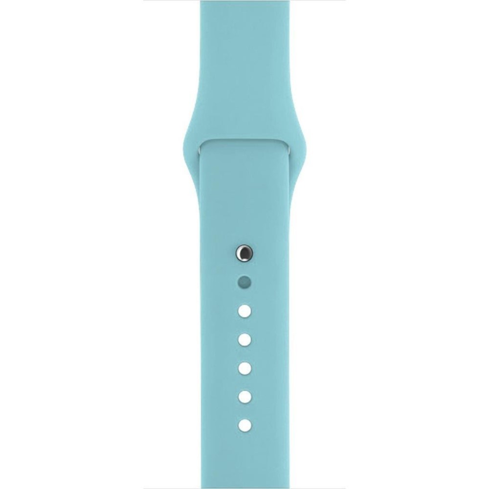  Silikon Armband Apple Watch 42/41/40/38 mm (S/M) - Cyan