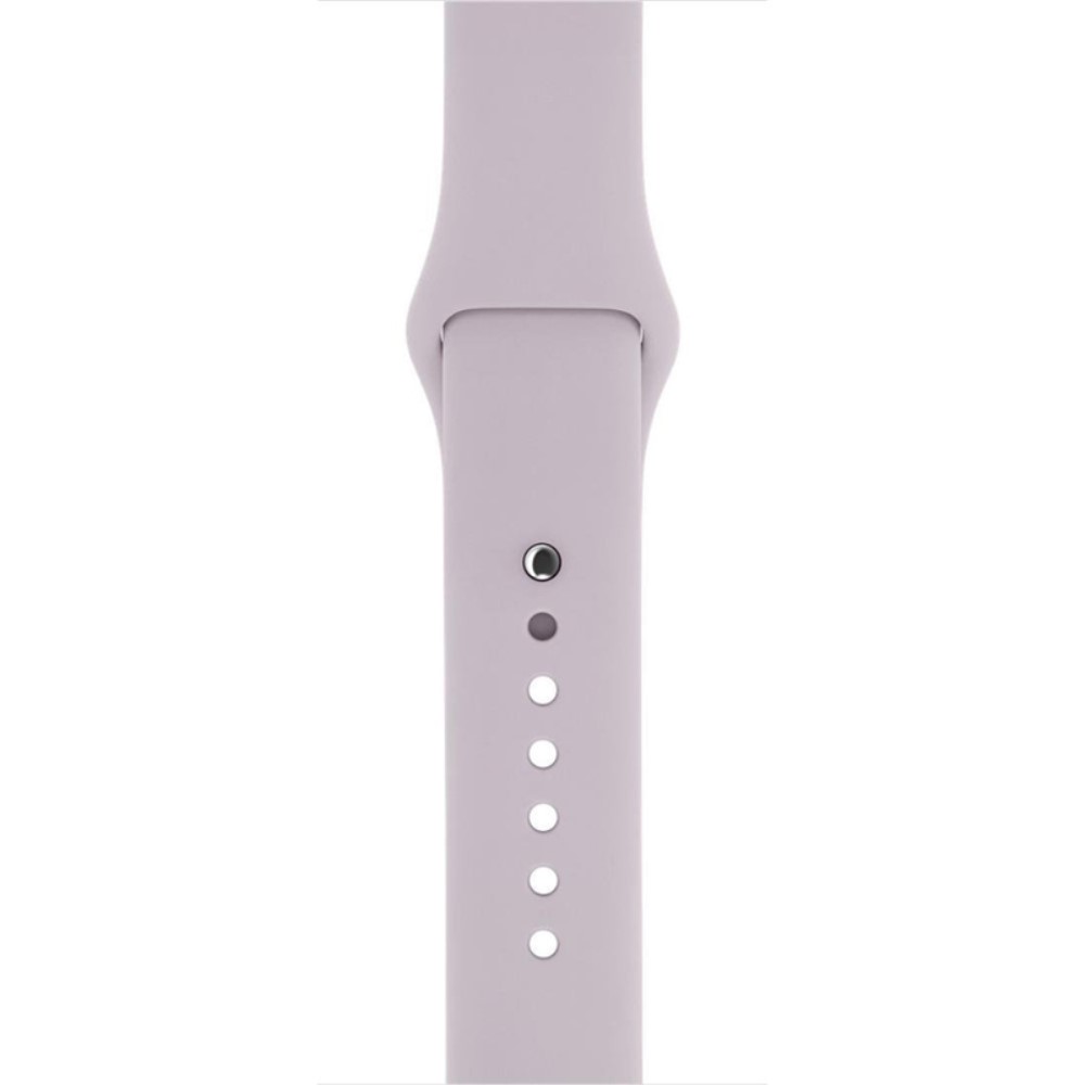  Silikon Armband Apple Watch 42/41/40/38 mm (S/M) - Ljus Lila