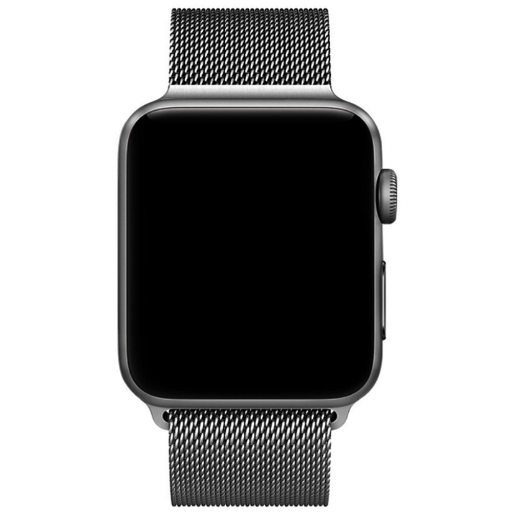 Milanese Loop Metall Armband Apple Watch 42/44/45/46/49 mm Grå