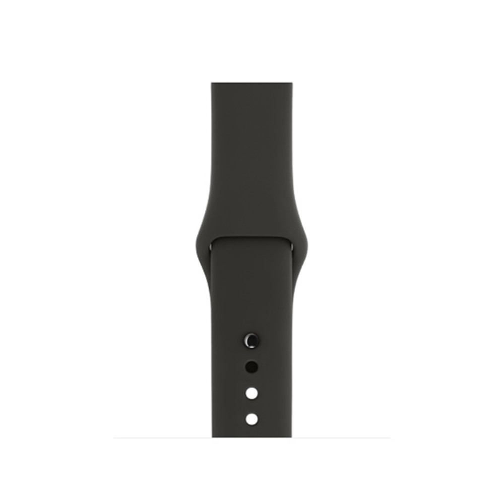  Silikon Armband Apple Watch 42/44/45/46/49 mm (S/M) Mörk Grå