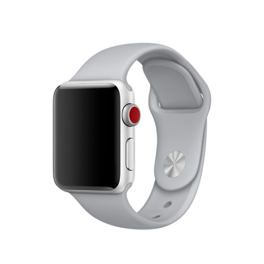  Silikon Armband Apple Watch 42/44/45/46/49 mm (S/M) Grå