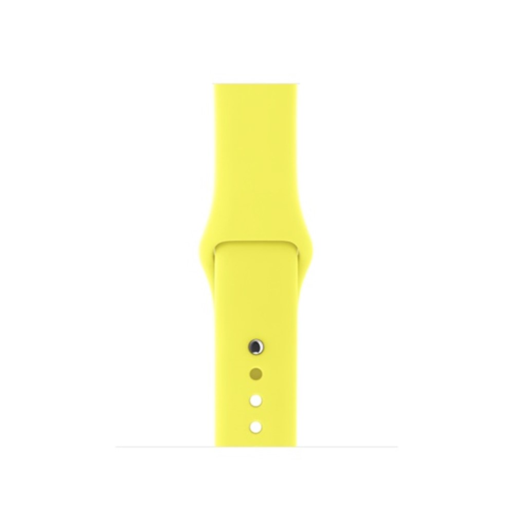  Silikon Armband Apple Watch 42/44/45/46/49 mm (S/M) Gul