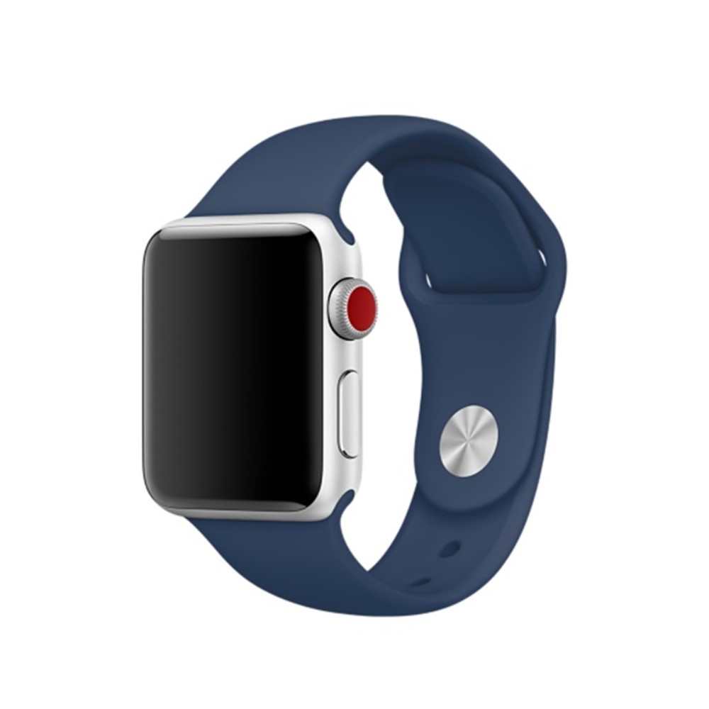  Silikon Armband Apple Watch 42/44/45/46/49 mm (S/M) Navy Blue