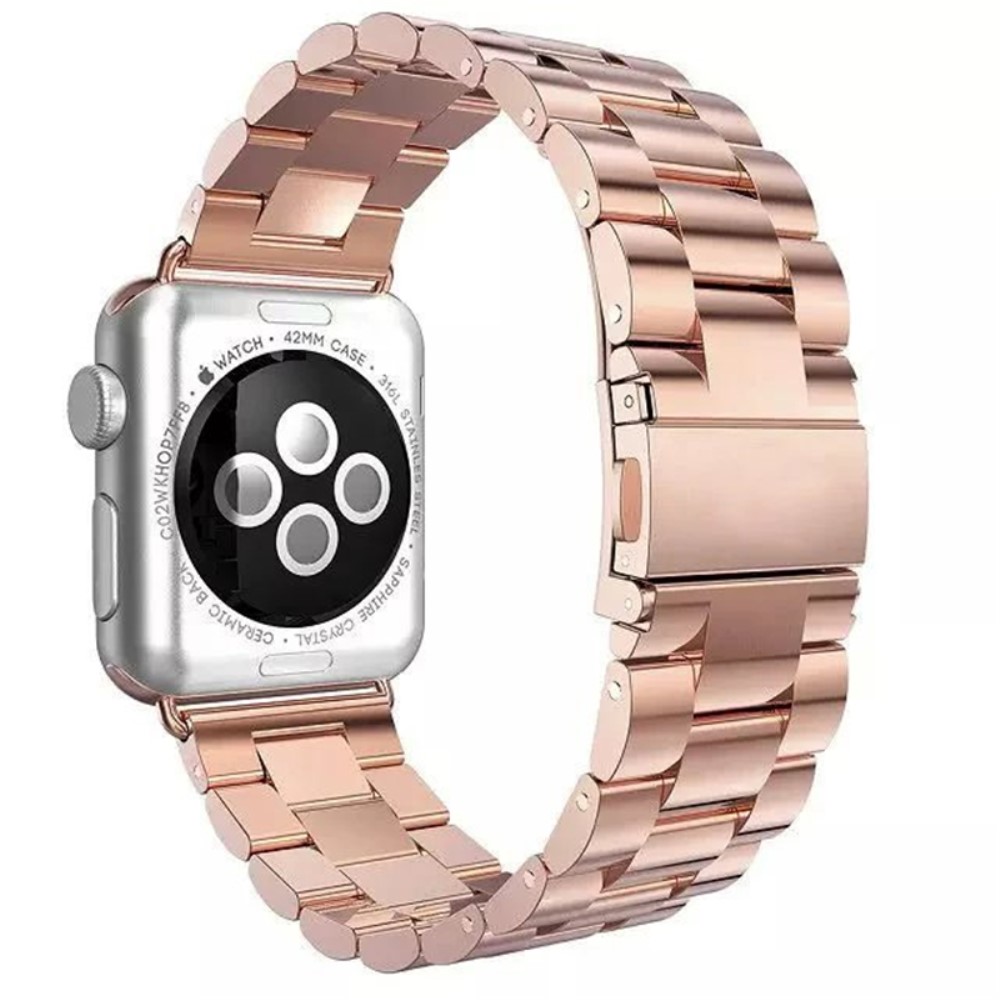  Lyxigt Metallarmband Apple Watch 38/40/41/42 mm - Roséguld