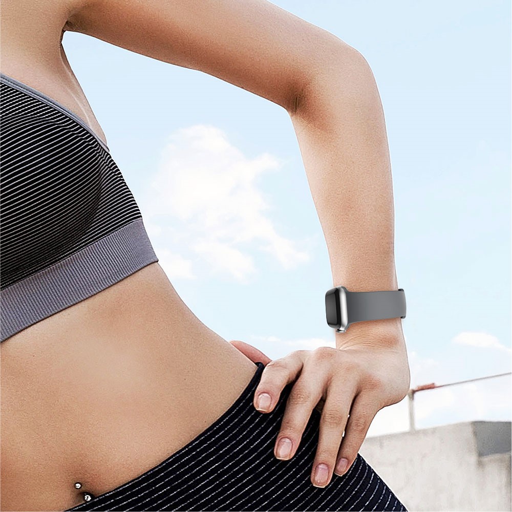  Silikon Armband Apple Watch 42/41/40/38 mm - Grå