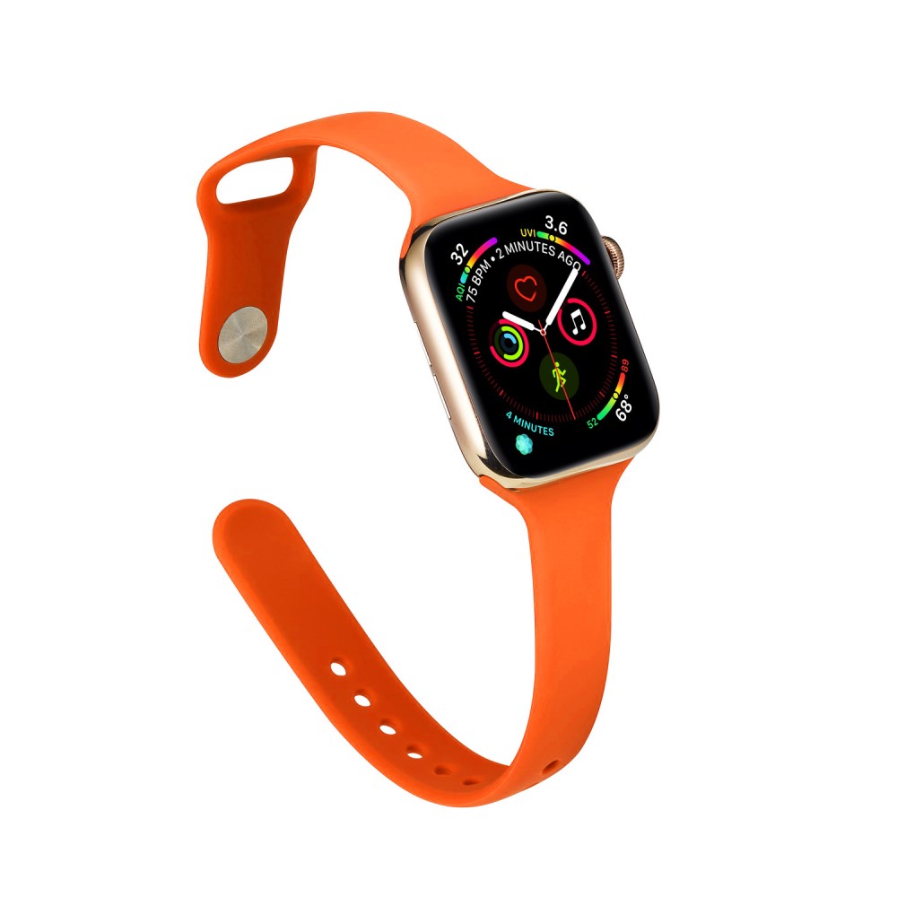  Silikon Armband Apple Watch 42/41/40/38 mm - Orange