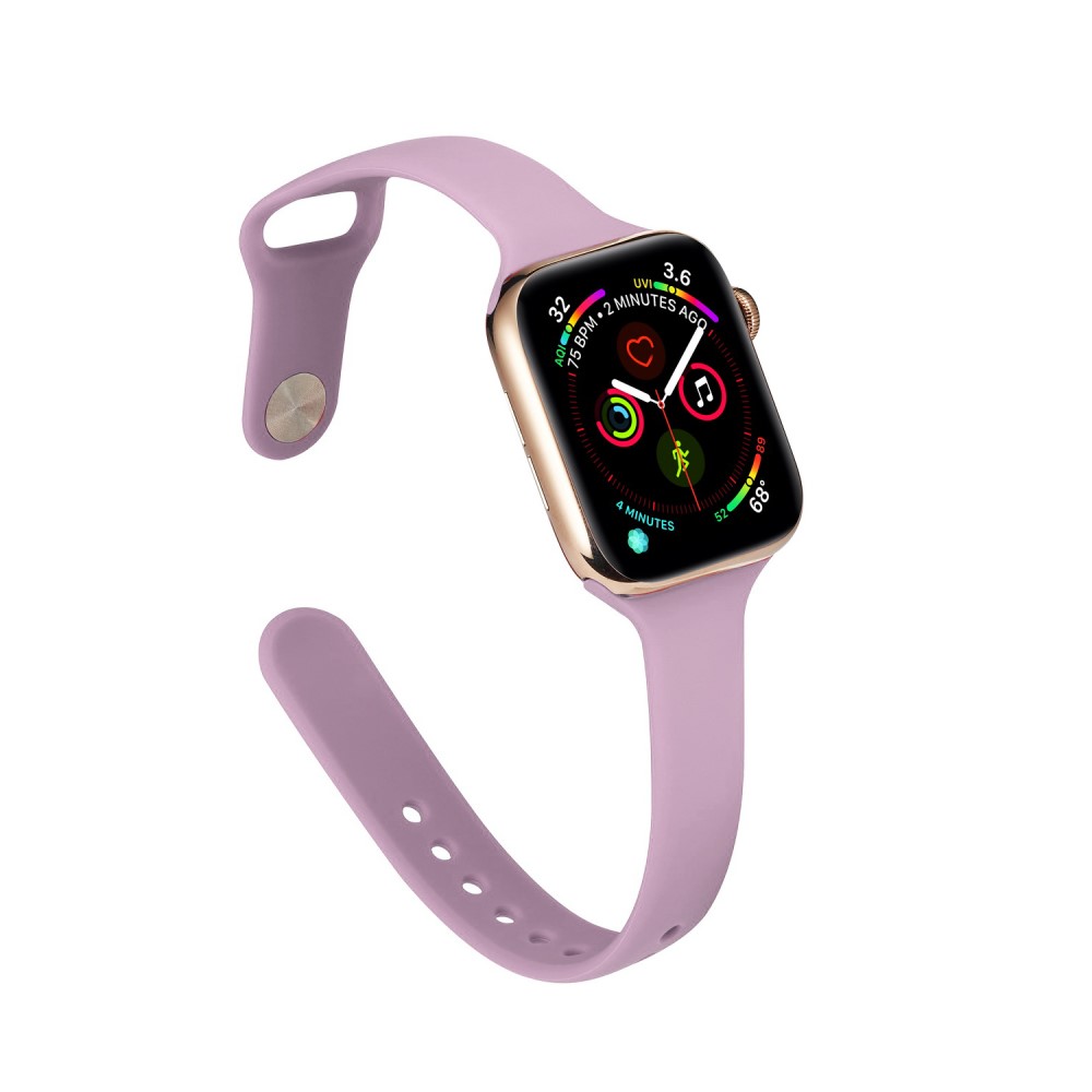  Silikon Armband Apple Watch 42/41/40/38 mm - Lila