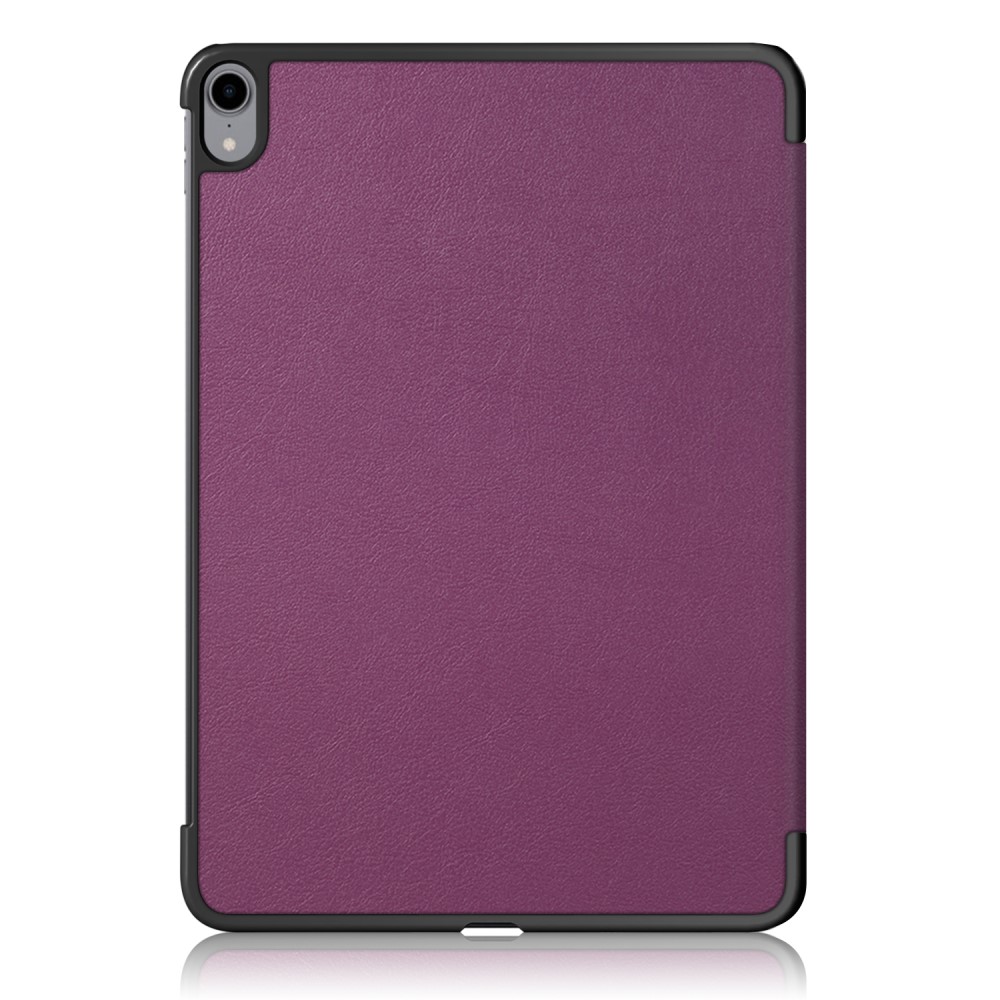  iPad Air 2026-2020 Fodral Tri-Fold Litchi Lila