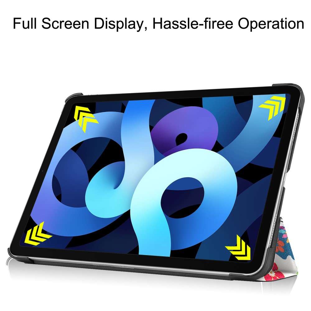  iPad Air 2026-2020 Fodral Tri-Fold Fjärilar