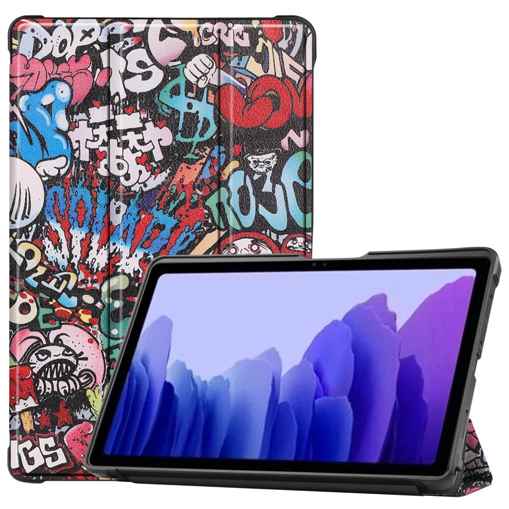  Samsung Galaxy Tab A7 10.4 Fodral Tri-Fold Graffiti