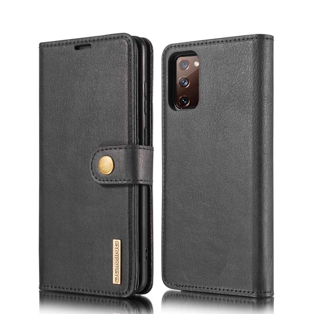 DG.MING Samsung Galaxy S20 FE - DG.MING 2in1 Magnet Fodral - Svart