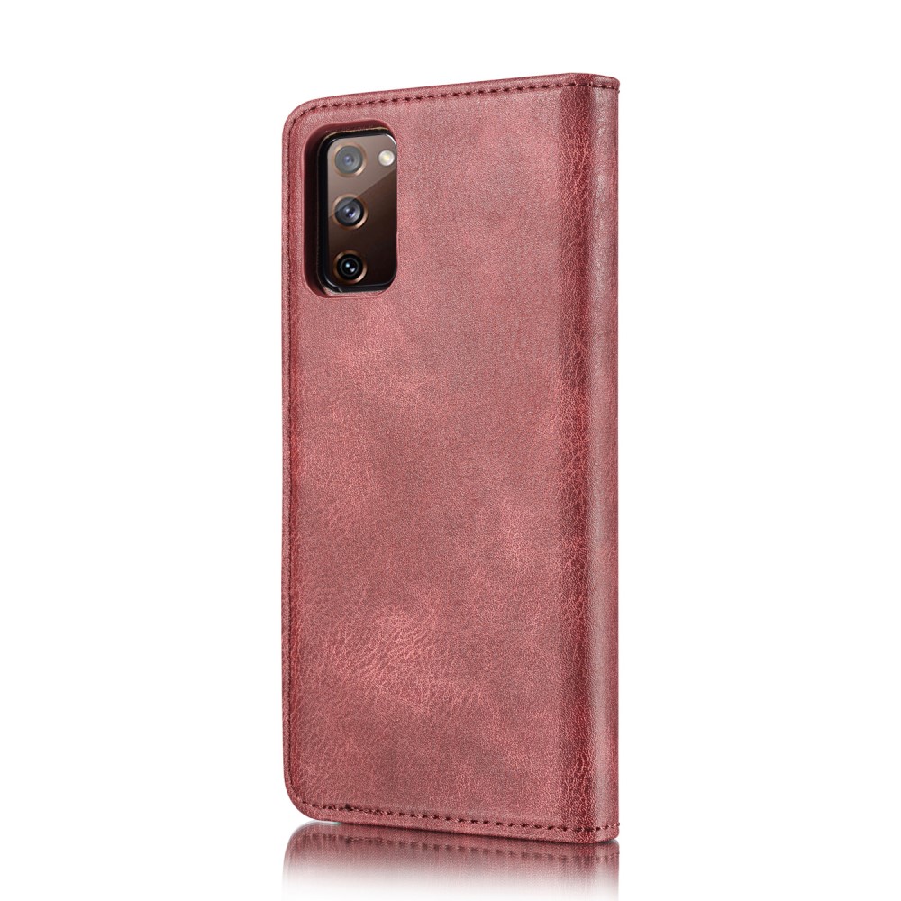 DG.MING Samsung Galaxy S20 FE - DG.MING 2in1 Magnet Fodral - Vinröd