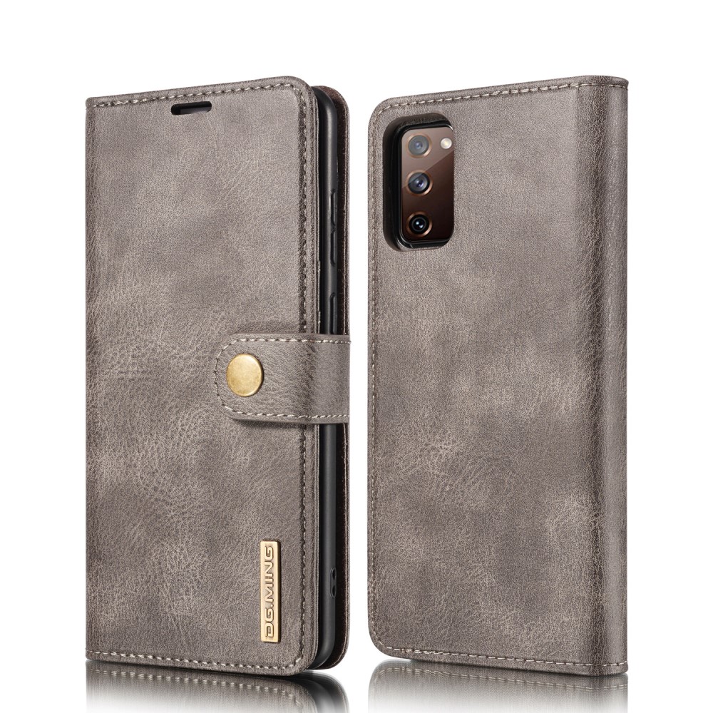 DG.MING Samsung Galaxy S20 FE - DG.MING 2in1 Magnet Fodral - Grå