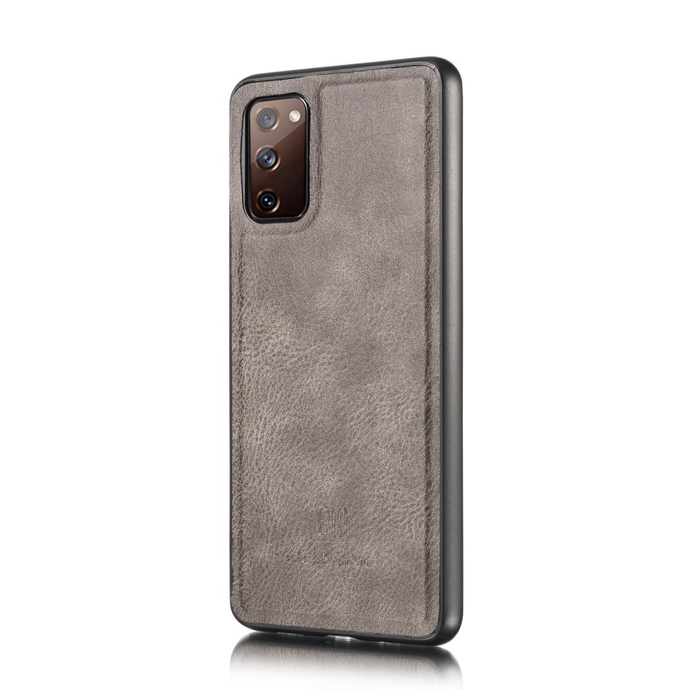 DG.MING Samsung Galaxy S20 FE - DG.MING 2in1 Magnet Fodral - Grå