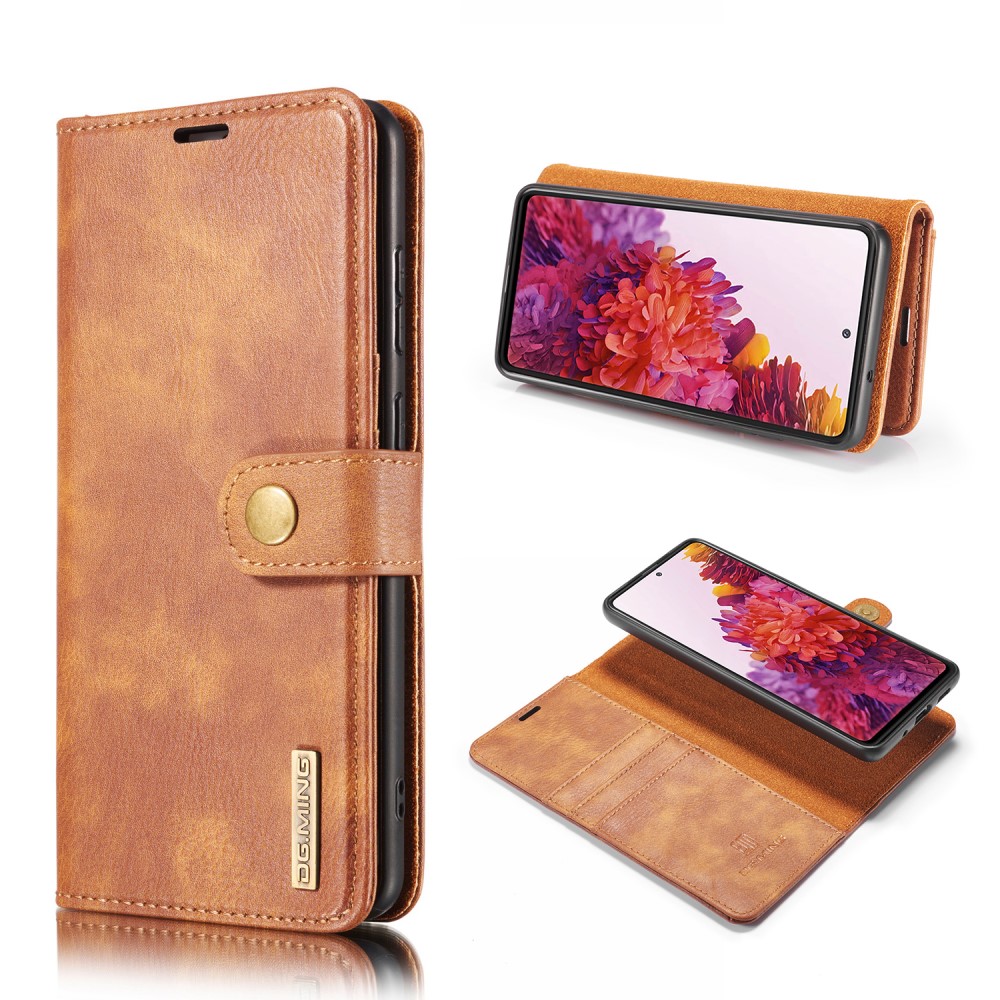 DG.MING Samsung Galaxy S20 FE - DG.MING 2in1 Magnet Fodral - Brun
