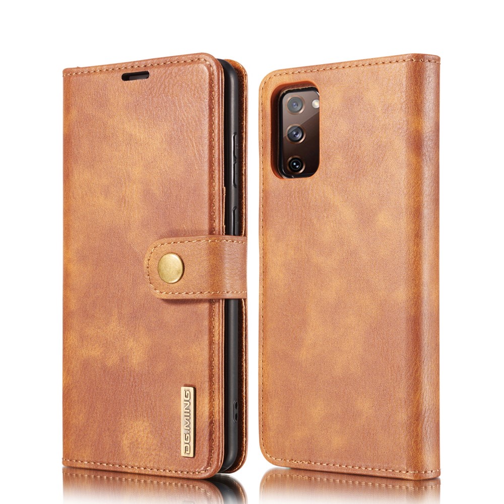 DG.MING Samsung Galaxy S20 FE - DG.MING 2in1 Magnet Fodral - Brun