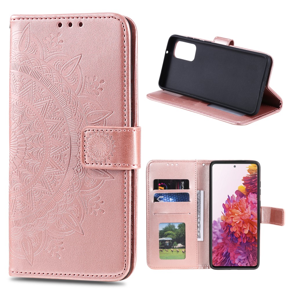  Samsung Galaxy S20 FE - Mandala Fodral - Roséguld