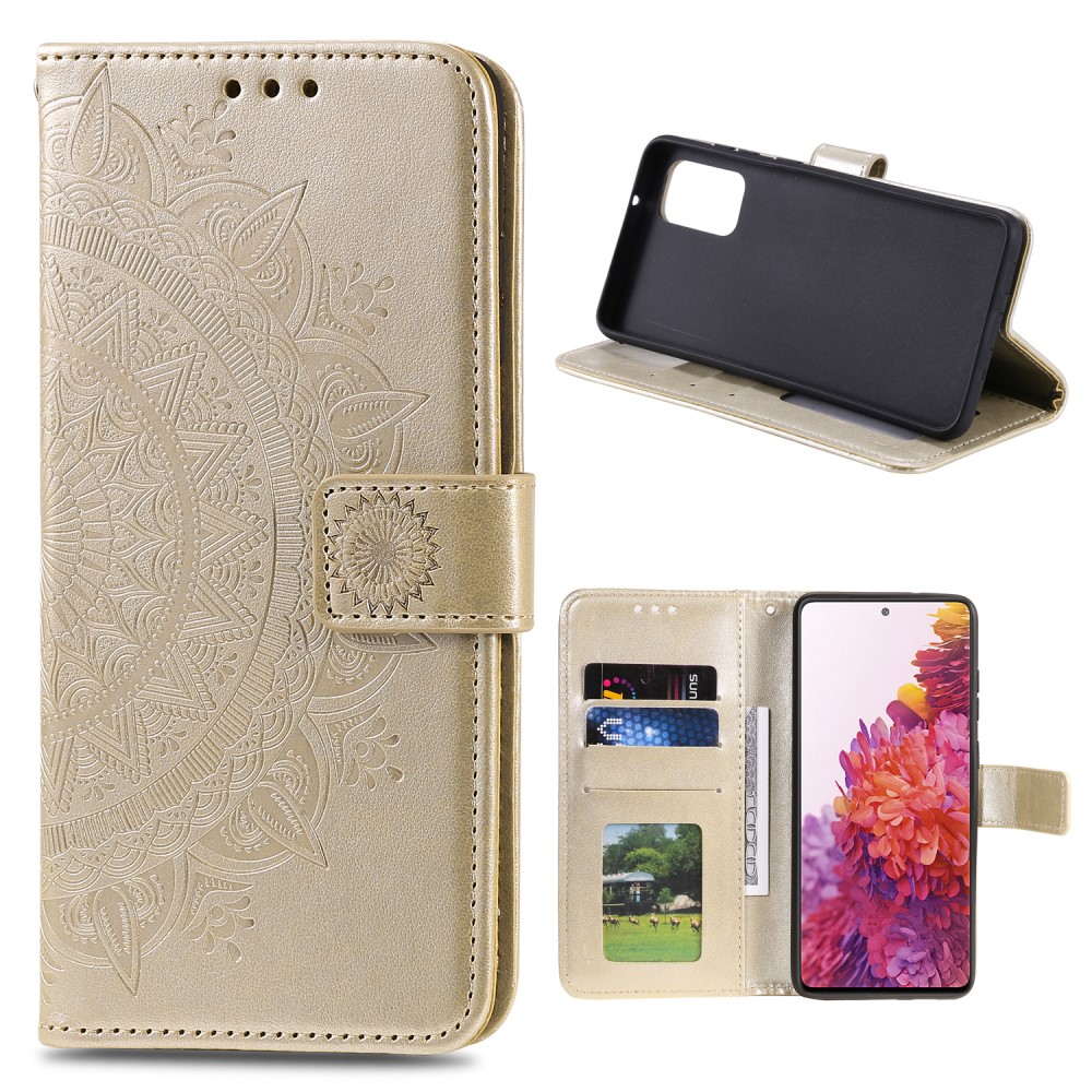  Samsung Galaxy S20 FE - Mandala Fodral - Guld