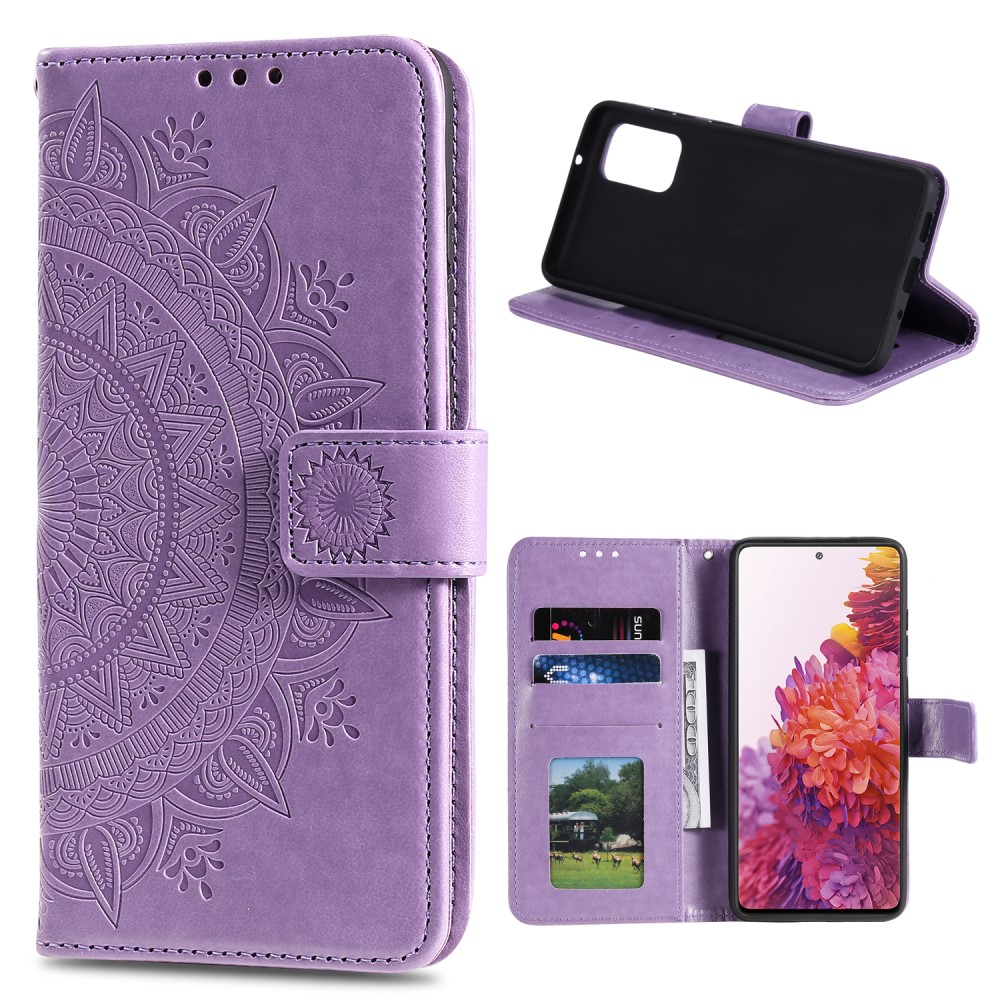  Samsung Galaxy S20 FE - Mandala Fodral - Lila