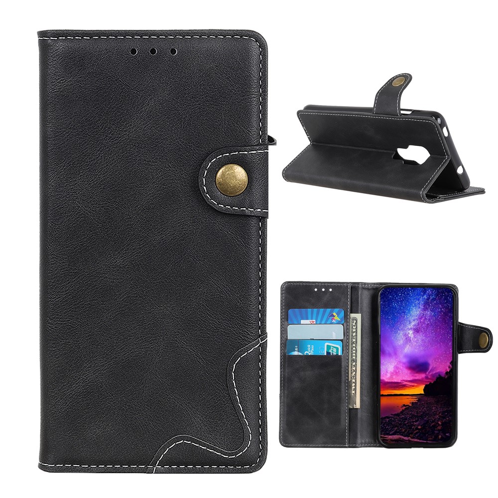  Motorola Moto G9 Play / E7 Plus - Plånboksfodral - Svart