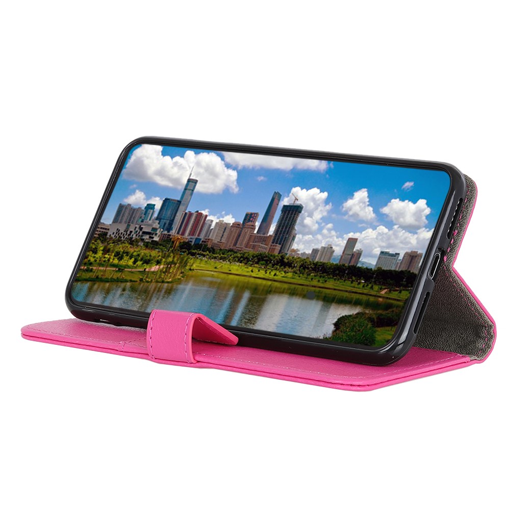  Samsung Galaxy S10E Litchi Fodral - Rosa