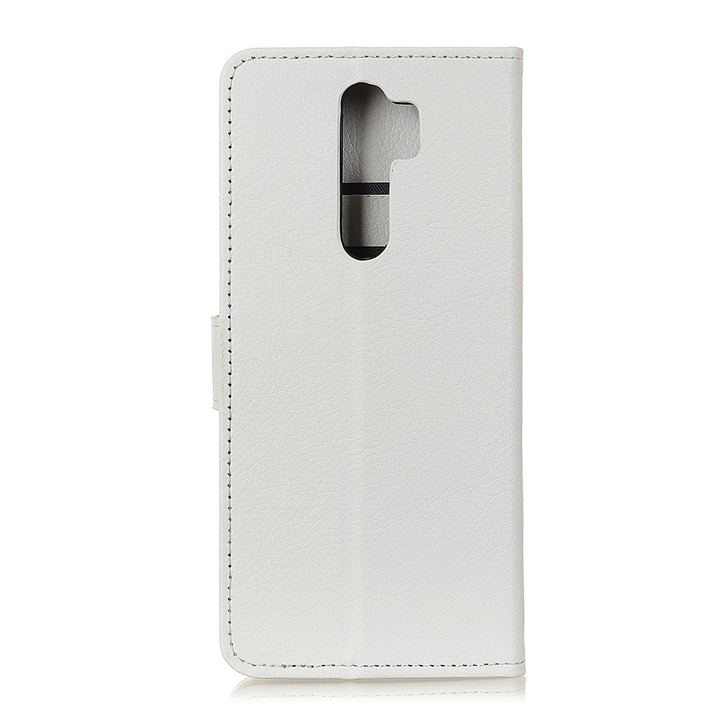  Xiaomi Redmi 9 - Litchi Fodral - Vit