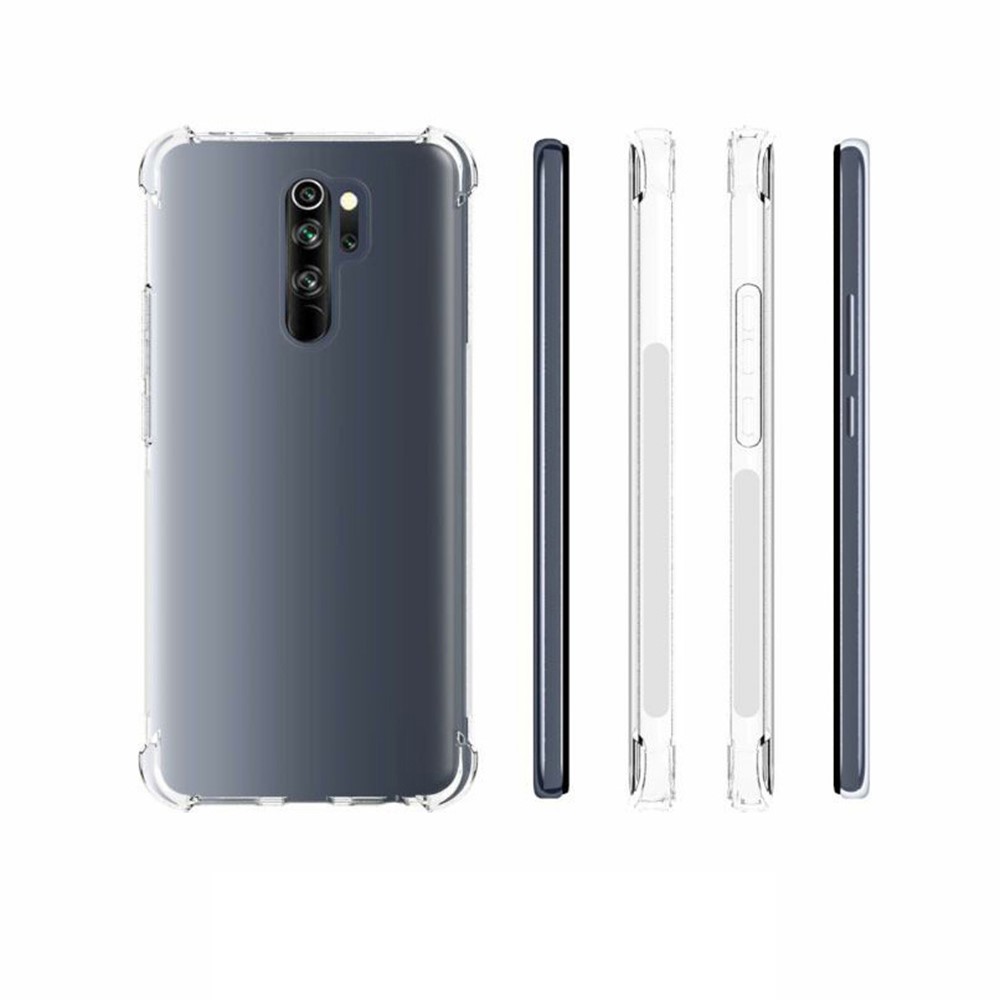  Xiaomi Redmi 9 - Shockproof Transparent TPU Skal