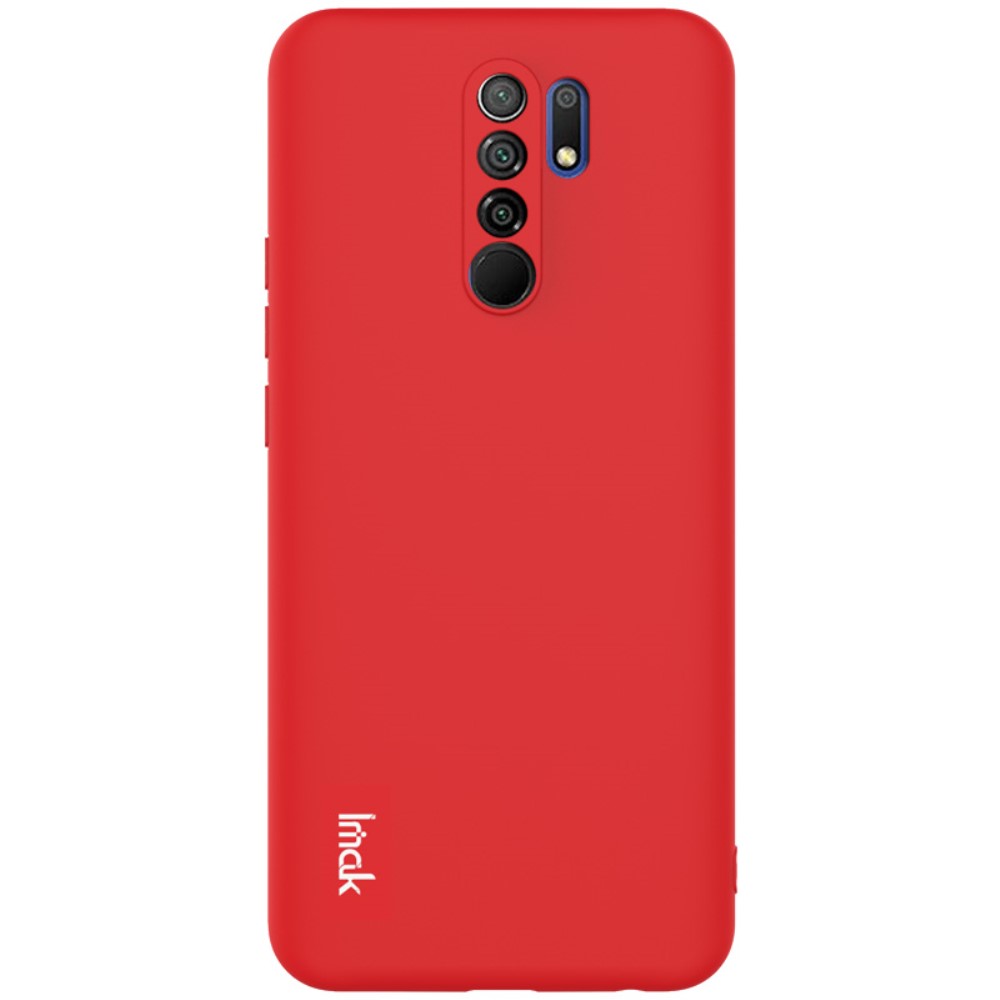 IMAK Xiaomi Redmi 9 - IMAK Skin Touch Skal - Röd