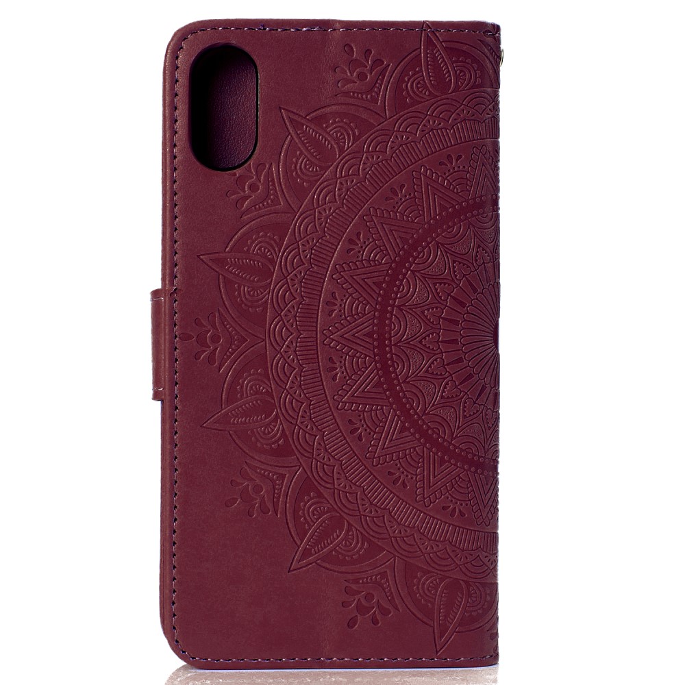  Xiaomi Redmi 9A - Mandala Fodral - Brun