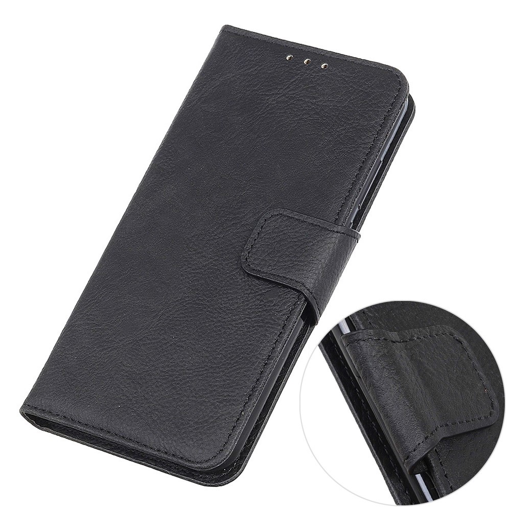  Xiaomi Redmi 9A - Litchi Fodral - Svart