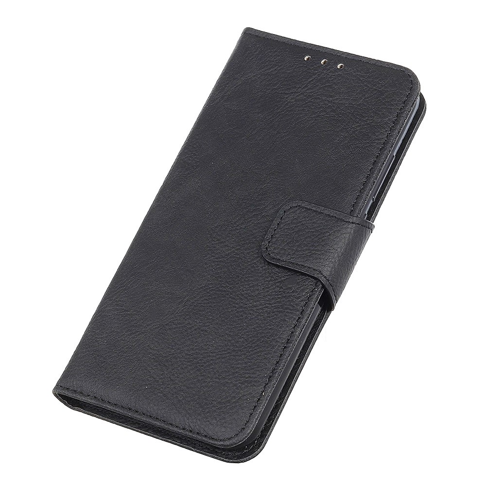  Xiaomi Redmi 9A - Litchi Fodral - Svart